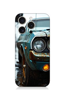 Apple Uyumlu iPhone 15 Pro Max Klasik Araba Desenli Silikon Kılıf Silikon Apple Uyumlu iPhone 15 Pro Max Klasik Araba Desenli Silikon Kılıf Silikon