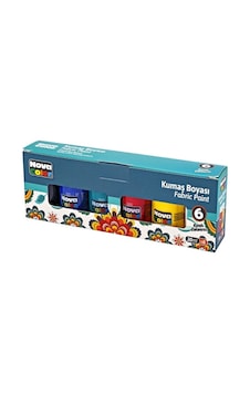 Nova Color Kumaş Boyası 30ml 6lı Çok Renkli Nova Color Kumaş Boyası 30ml 6lı Çok Renkli