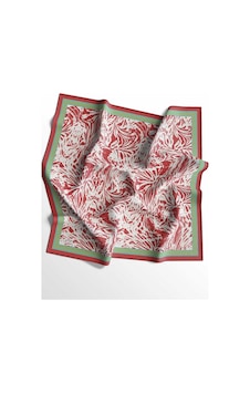 Afvente Dalgalı Desen Bordo Soft Pamuk Eşarp Afvente Dalgalı Desen Bordo Soft Pamuk Eşarp