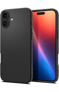 Spigen Apple Uyumlu iPhone 16 Plus İle Kılıf Liquid Air Matte Black Siyah Spigen Apple Uyumlu iPhone 16 Plus İle Kılıf Liquid Air Matte Black Siyah