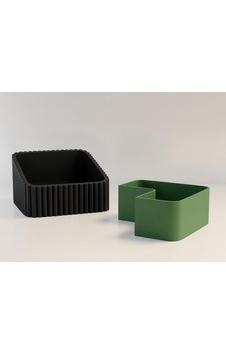 3d Baskı Fıstık Kasesi - Çift Hazneli Kabuk Ayırıcı Sunum Kasesi - Siyah Yeşil 3d Baskı Fıstık Kasesi - Çift Hazneli Kabuk Ayırıcı Sunum Kasesi - Siyah Yeşil