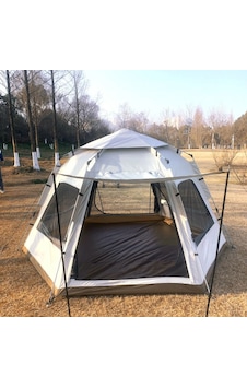 Tam Otomatik Altıgen 8 - 10 Kişilik 280 X 280 X 160 Cm 210d Oxford Kumaş Çadır Çok Renkli Tam Otomatik Altıgen 8 - 10 Kişilik 280 X 280 X 160 Cm 210d Oxford Kumaş Çadır Çok Renkli