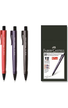 Faber-Castell Faber Econ 0.7 Uçlu Kalem Koyu Renkli 10'lu Faber-Castell Faber Econ 0.7 Uçlu Kalem Koyu Renkli 10'lu