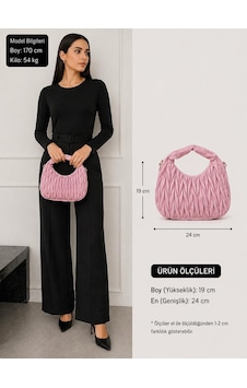 Moda Çınar Desenli Yeni Model El Ve Kol Çantası Model:pmb302130 Pembe Moda Çınar Desenli Yeni Model El Ve Kol Çantası Model:pmb302130 Pembe