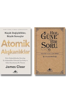 Pegasus Yayınları Atomik Alışkanlıklar - Her Güne Bir Soru 5 Yıllık Günlük 2 Kitap Set James Clear