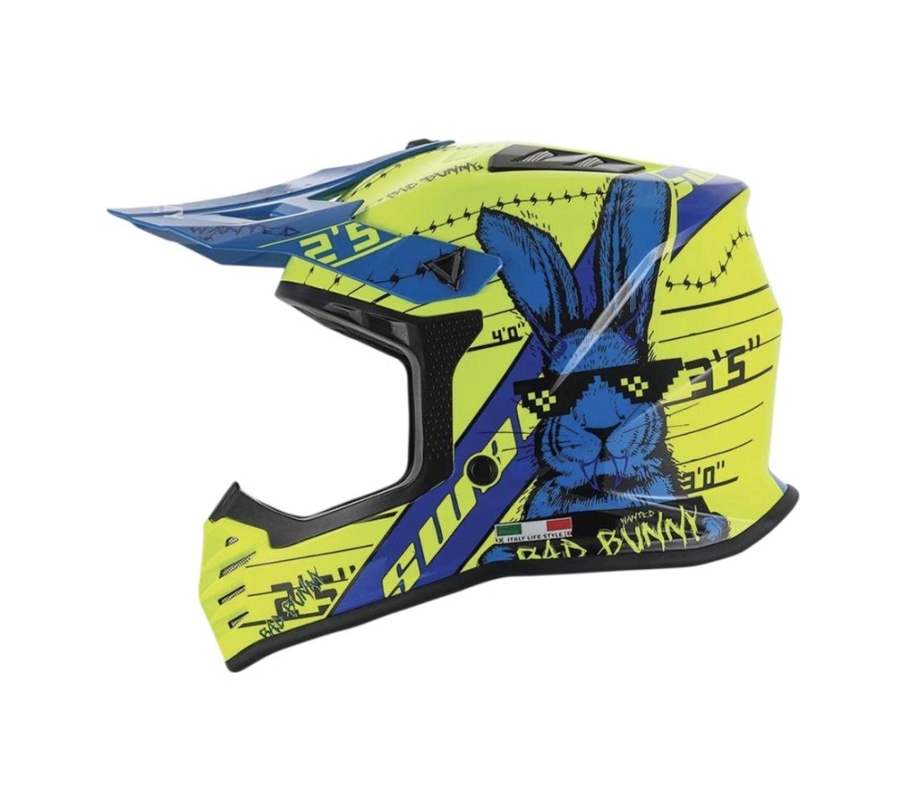 Sway Bunny Full Face Tam Korumalı Kask 51-52cm Sarı - Mavi Sarı - Mavi Sway Bunny Full Face Tam Korumalı Kask 51-52cm Sarı - Mavi Sarı - Mavi