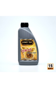 Power Ten 15w40 Motor Yağı 900 Ml 15 Adet Power Ten 15w40 Motor Yağı 900 Ml 15 Adet