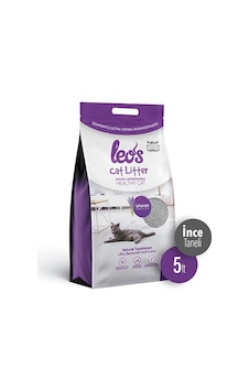 Leos Cat Litter Lavanta Kokulu İnce Topaklaşan Bentonit Kedi Kumu 5 L Leos Cat Litter Lavanta Kokulu İnce Topaklaşan Bentonit Kedi Kumu 5 L