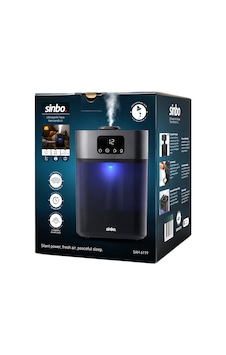Lunaev Siyah Ultrasonik Hava Nemlendirici 5,5 L 7 Renk Led