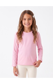 Onloox Kız Çocuk Pembe Kız Çocuk Pembe Pamuklu Penye Bisiklet Yaka Uzun Kollu Regular Fit Basic Tişört 4-8 Yaş Onloox Kız Çocuk Pembe Kız Çocuk Pembe Pamuklu Penye Bisiklet Yaka Uzun Kollu Regular Fit Basic Tişört 4-8 Yaş