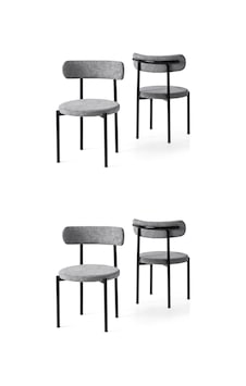 Alfa Metal Mutfak Sandalyesi 4 Lü Set 001 Alfa Metal Mutfak Sandalyesi 4 Lü Set 001