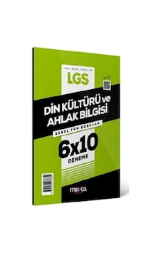 8. Sınıf LGS Din Kültürü ve Ahlak Bilgisi 6 x 10 Deneme- Marka Yayınları 8. Sınıf LGS Din Kültürü ve Ahlak Bilgisi 6 x 10 Deneme- Marka Yayınları