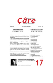 Çâre 17.sayı Yaz 2023