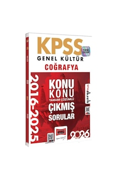 Yargı 2026 Kpss Genel Kültür Coğrafya 2016-2026 Konu Konu Tamamı Çözümlü Çıkmış Sorular Yargı 2026 Kpss Genel Kültür Coğrafya 2016-2026 Konu Konu Tamamı Çözümlü Çıkmış Sorular