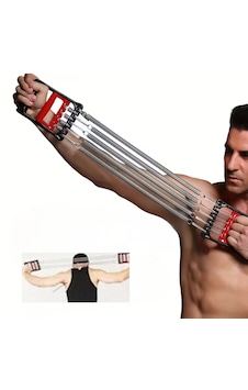 Göğüs Genişletme Ve Kuvvet Egzersiz Aleti 5 Yaylı 5 Kademeli Ay