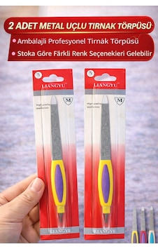 2 Adet Metal Uçlu Tırnak Törpüsü Blister Ambalajlı Profesyonel Manikür Törpüsü 2 Adet Metal Uçlu Tırnak Törpüsü Blister Ambalajlı Profesyonel Manikür Törpüsü