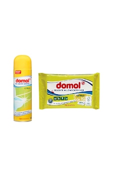 Domol Limon WC Temizleme Köpüğü 500 ML + Islak Temizlik Bezi 50 Adet Domol Limon WC Temizleme Köpüğü 500 ML + Islak Temizlik Bezi 50 Adet