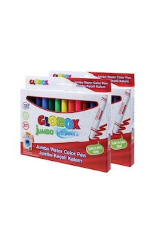 Globox Jumbo Yıkanabilir Keçeli Kalem 12 Li 3379