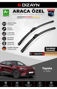 S-dizayn Toyota C-hr+ Ön Cam Silecek Seti 2025 Üzeri Premium Araca Özel 70-35 Cm A+ Kalite Aocs-1811