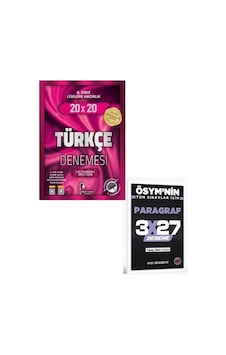 Edebiyat Sokağı 2027 8. Sınıf Türkçe 20 X 20 Deneme+ Evp Akademi Paragraf Edebiyat Sokağı 2027 8. Sınıf Türkçe 20 X 20 Deneme+ Evp Akademi Paragraf