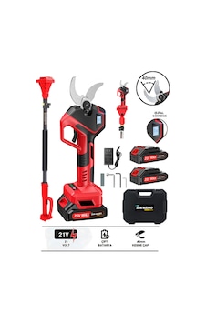 Dragro Dr-8614f 42mm Led Ekranlı K Profesyonel Akülü Bahçe Budama Makası + Teleskopik Kol Dragro Dr-8614f 42mm Led Ekranlı K Profesyonel Akülü Bahçe Budama Makası + Teleskopik Kol