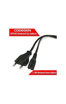 Codegen Iki Uçlu Notebook Power Güç Kablosu 1 5 Metre 0 75Mm Cp Codegen Iki Uçlu Notebook Power Güç Kablosu 1 5 Metre 0 75Mm Cp