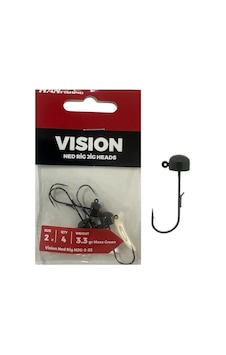 Hanfish Vision Ned Rig Jig Head Mjg 3.3gr No:2 Moss Green 4 Adet Hanfish Vision Ned Rig Jig Head Mjg 3.3gr No:2 Moss Green 4 Adet