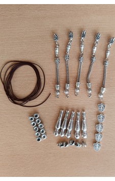 Tesbih Püskül İmame Yapım Seti İmame Püskül Metal Ara Tesbih İpi 5 Takım Seti Tesbih Püskül İmame Yapım Seti İmame Püskül Metal Ara Tesbih İpi 5 Takım Seti