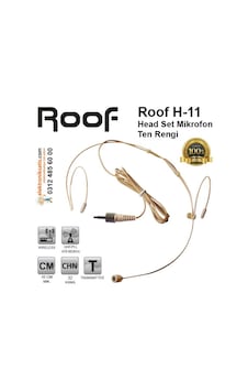 Roof H-11 Head Set Mikrofon Ten Rengi Roof H-11 Head Set Mikrofon Ten Rengi