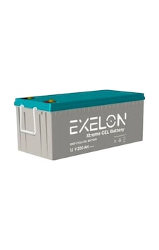Exelon 12 Volt 200 Amper Jel Akü Derin Döngü Deep Cycle Exelon 12 Volt 200 Amper Jel Akü Derin Döngü Deep Cycle