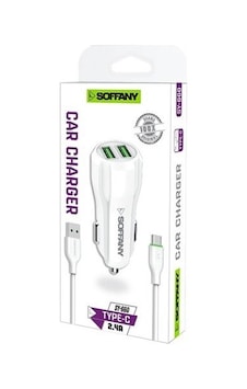 Soffany SY-660 2.4A Type-C Araç Içi Şarjı