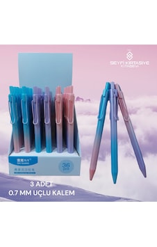 0.7 Mm Versatil Uçlu Kalem 3 Adet 8162 Çok Renkli 0.7 Mm Versatil Uçlu Kalem 3 Adet 8162 Çok Renkli