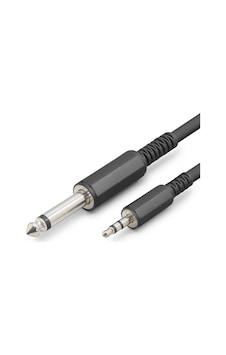 Büro Ev Ofis Ses Sistemi İçin 3mt 3.5mm To 6.35mm Dönüştürücü Uçlu Gitar Kablosu Büro Ev Ofis Ses Sistemi İçin 3mt 3.5mm To 6.35mm Dönüştürücü Uçlu Gitar Kablosu