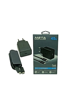 Meta Mp4511scc 45w Pd& Type-c To Type-c Kablo Meta Mp4511scc 45w Pd& Type-c To Type-c Kablo