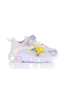 Marcokids Marco Kids Kız Çocuk Işıklı Ayakkabı Gümüş 26y315