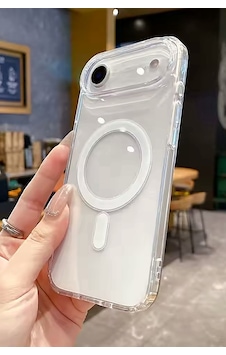 Fibaks iPhone 17 Air Uyumlu Kılıf Magsafe Wireless Kablosuz Şarj Destekli Kamera Korumalı Şeffaf Darbe Emici Kapak Fibaks iPhone 17 Air Uyumlu Kılıf Magsafe Wireless Kablosuz Şarj Destekli Kamera Korumalı Şeffaf Darbe Emici Kapak
