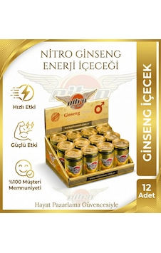 Nitro Ginseng +18 Performans Enerji Içeceği - 12 Adet Gizli Gönderim Nitro Ginseng +18 Performans Enerji Içeceği - 12 Adet Gizli Gönderim