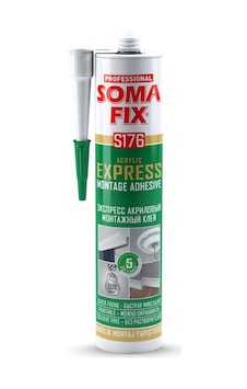 Somafix Çok Amaçlı Ekspres Montaj Yapıştırıcı - S176 Somafix Çok Amaçlı Ekspres Montaj Yapıştırıcı - S176