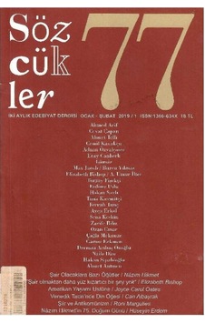 Sözcükler İki Aylık Edebiyat Dergisi - 2019 Yılı Ocak - Şubat