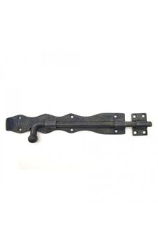 Antika Tarz Dekoratif Pirinç Dövme Kapı Sürgüsü - 25cm, Oksit Standart Antika Tarz Dekoratif Pirinç Dövme Kapı Sürgüsü - 25cm, Oksit Standart