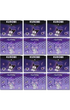 Kuromi Çıtçıtlı Dosya 12'li Paket