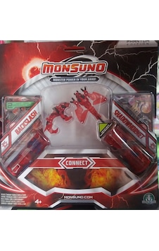 Monsuno 2 Karekterli Backslash Vs Shadowhornet Tüp ve Kartlar