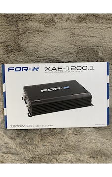 For-x Xae-1200.1 1200 Rms Mono Amfi For-x Xae-1200.1 1200 Rms Mono Amfi