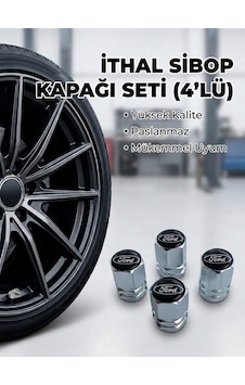 Förd Grubu İle Uyumlu Alüminyum Altıgen Sibop Kapak Seti Gümüş - İthal Sibop Kapağı 4lü Set Förd Grubu İle Uyumlu Alüminyum Altıgen Sibop Kapak Seti Gümüş - İthal Sibop Kapağı 4lü Set