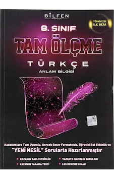 BilFen Yayınları 8. Sınıf Türkçe Tam Ölçme BilFen Yayınları 8. Sınıf Türkçe Tam Ölçme