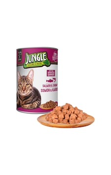 Somonlu Karidesli Konserve Kedi Maması 415 Gr Somonlu Karidesli Konserve Kedi Maması 415 Gr