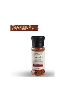Tütsülenmiş Şili Biberli Deniz Tuzu Tütsülenmiş Şili Biberli Deniz Tuzu