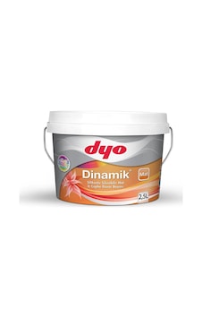 Dyo 2,5lt Dinamik Mat Silikonlu Silinebilir İç Cephe Duvar Boyası 7565 Buz Gümüşü 2,5 Lt Dyo 2,5lt Dinamik Mat Silikonlu Silinebilir İç Cephe Duvar Boyası 7565 Buz Gümüşü 2,5 Lt
