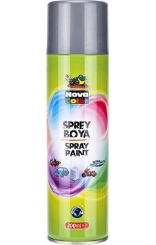 Nova Color Sprey Boya 200 Ml Gümüş Diğer Nova Color Sprey Boya 200 Ml Gümüş Diğer