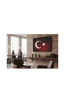 Türk Bayrağı Kanvas Tablo Ay Yıldız Modern Duvar Dekoru Çok Renkli Çok Renkli Türk Bayrağı Kanvas Tablo Ay Yıldız Modern Duvar Dekoru Çok Renkli Çok Renkli